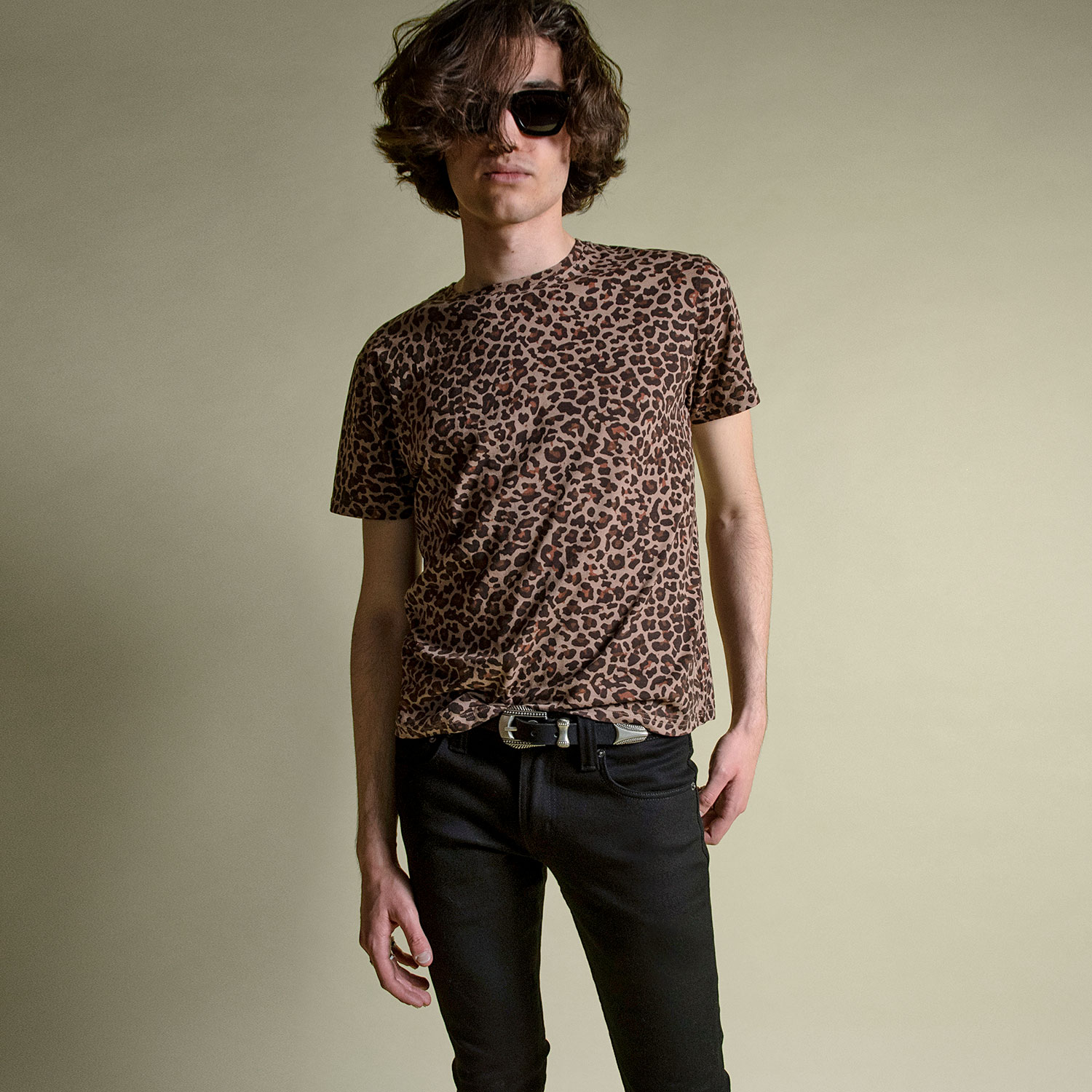 Jax - Leopard Print T-Shirt - Men's by Straight to Hell