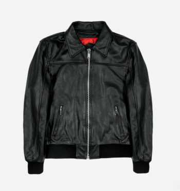 Belmont - Black Leather Jacket