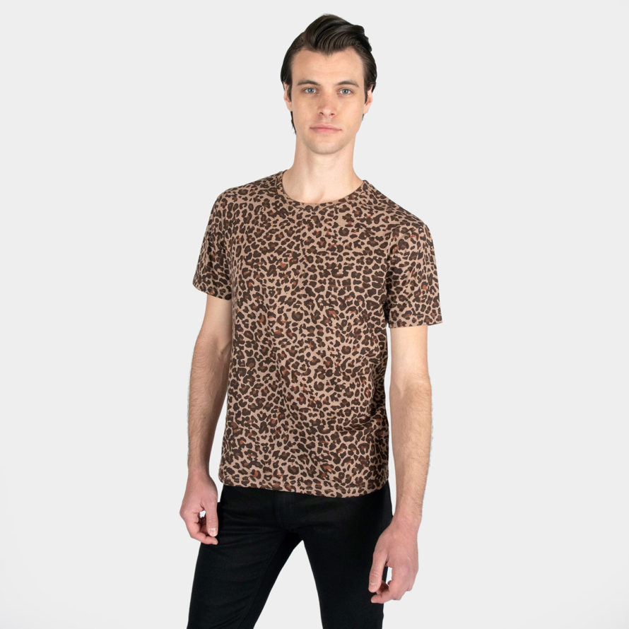 Jax - Leopard Print T-Shirt (Size XS, S, M, L, XL, 2XL, 3XL) | Straight ...