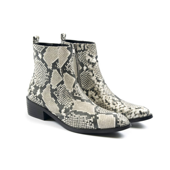 Vegan Richards - Grey Snakeskin (Size 6, 6.5, 7.5, 8.5) | Straight To ...