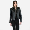 Our most dressed up leather jacket.