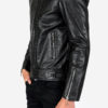The Offender is a cafe racer style leather jacket offering timeless details.