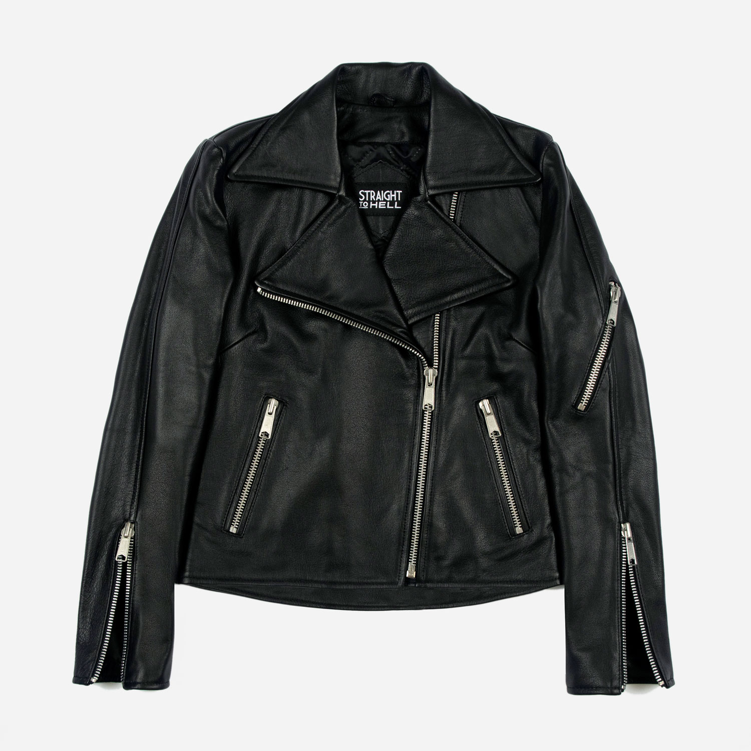 Flash - Leather Jacket (Size XS, S, M, L, XL, 2XL, 3XL, 4XL) | Straight To  Hell Apparel | Übergangsjacken