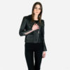 The Flash, a limited-edition leather jacket inspired by rocker Suzi Quatro’s leather jacket