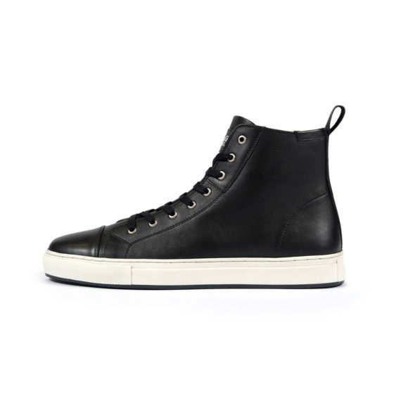 Volt - Leather Zip Sneakers | Straight To Hell Apparel