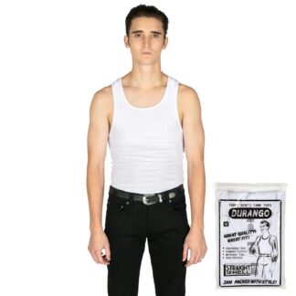 A 3-pack of the Durango combed cotton tank tops.