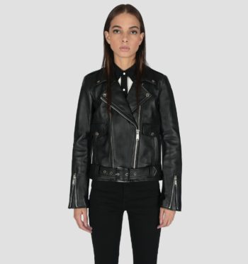 The Uptown mixes flight jacket and moto leather jacket style and functionality.