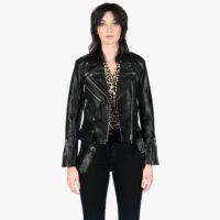 Vegan Commando - Black and Nickel Faux Leather Jacket | Straight To ...