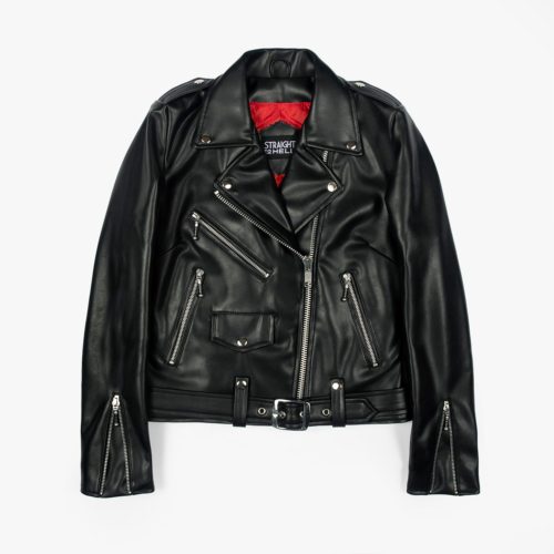 Vegan Commando - Black and Nickel Faux Leather Jacket | Straight To ...