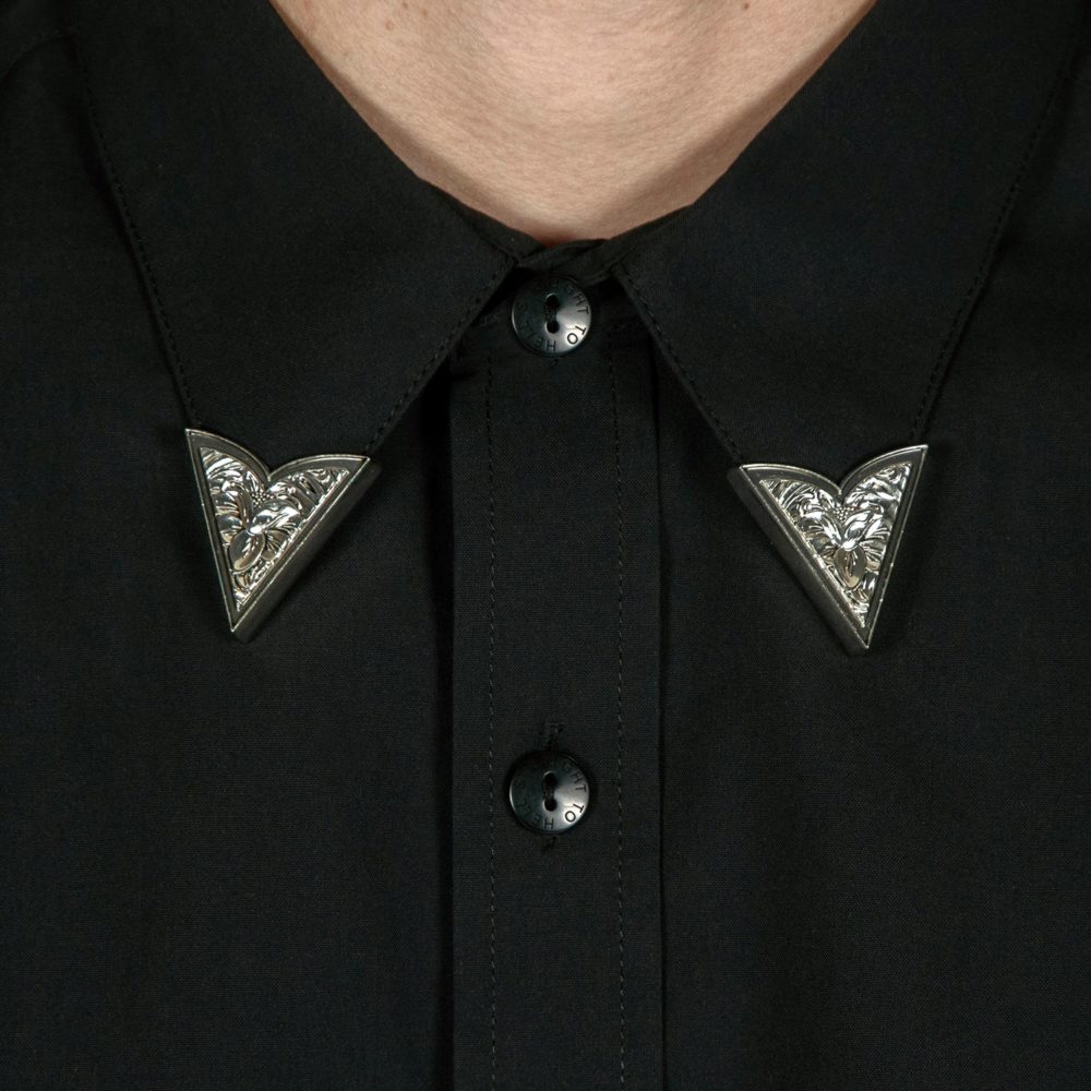 Bad Seed - Black Shirt with Collar Tips | Straight To Hell Apparel