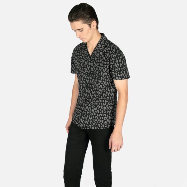 Boss Leopard - Black and Grey Leopard Print Shirt | Straight To Hell ...