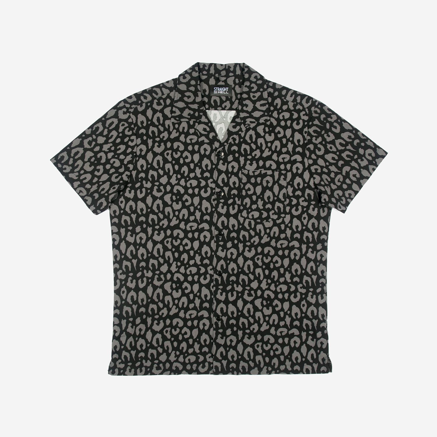 Boss Leopard - Black and Grey Leopard Print Shirt | Straight To Hell ...
