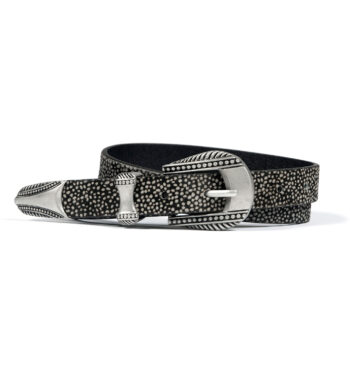 Calvera - Reptile Print Leather Belt