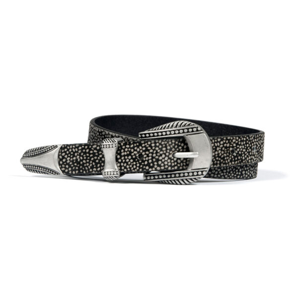 Calvera - Reptile Print Leather Belt