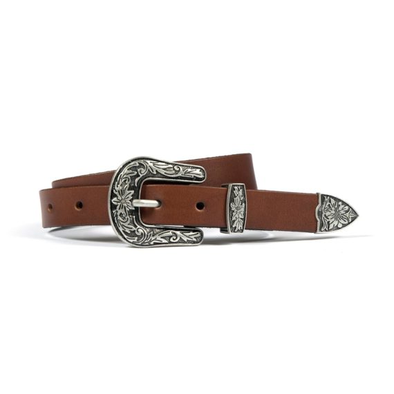 Freddie - Brown Leather Belt | Straight To Hell Apparel