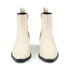 The Richards is a women’s cream, premium leather boot