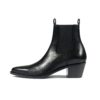 Addison is a women’s black, premium leather Chelsea boot