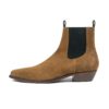 Addison is a men’s brown suede, premium leather Chelsea boot