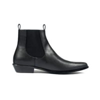 Vegan Addison - Black Faux Leather Chelsea Boots | Straight To Hell Apparel