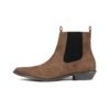 Addison is a men’s brown, vegan suede Chelsea boot