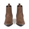 Addison is a men’s brown, vegan suede Chelsea boot