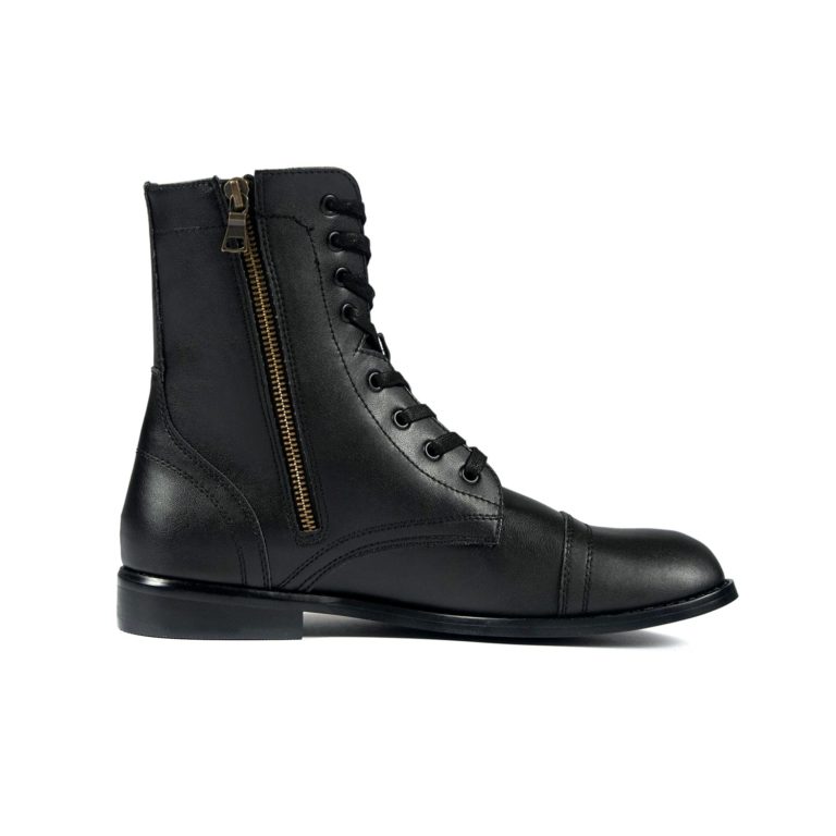 Vegan Division - Faux Leather Combat Boots | Straight To Hell Apparel