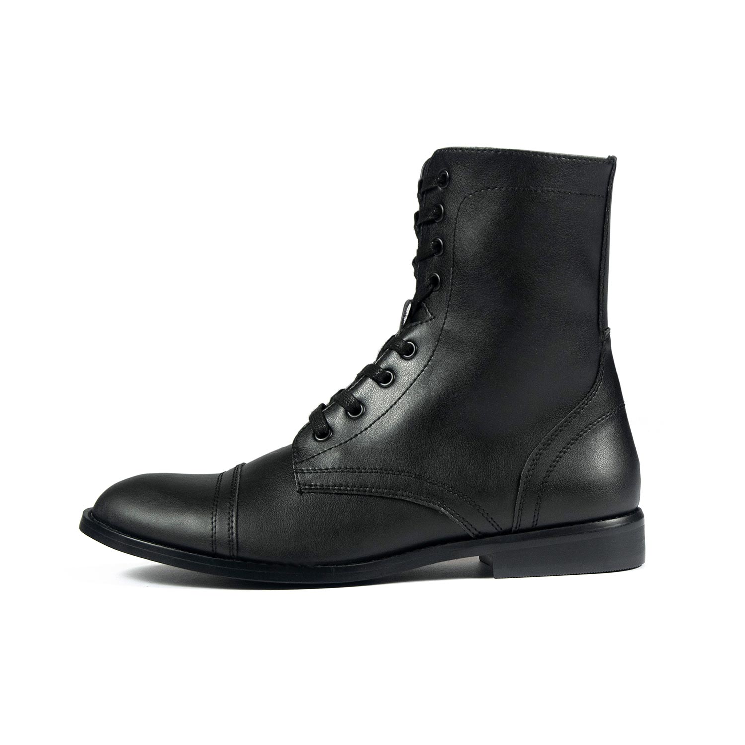 Vegan Division - Faux Leather Combat Boots | Straight To Hell Apparel