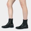 Division is a women’s vegan leather combat boot