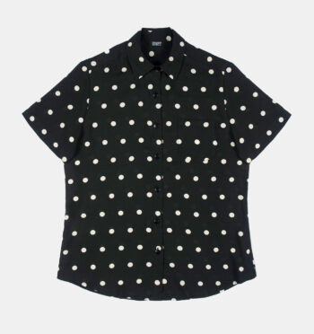 Stepping Stone - Black and White Polka Dot Shirt (Size XS, S, M, L, XL, 2XL, 3XL, 4XL)