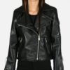 a limited-edition artificial leather jacket inspired by rocker Suzi Quatro’s vintage jacket