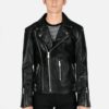 Our most dressed up vegan leather jacket.