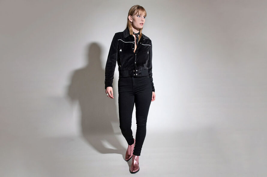 Jackson – Black Velvet Jacket