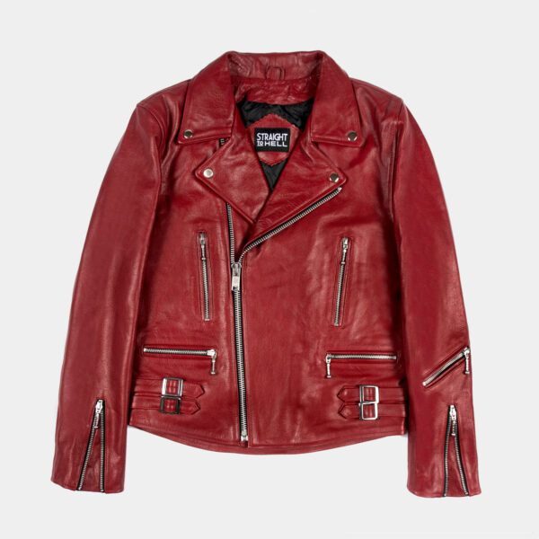 Defector - Burgundy Leather Jacket