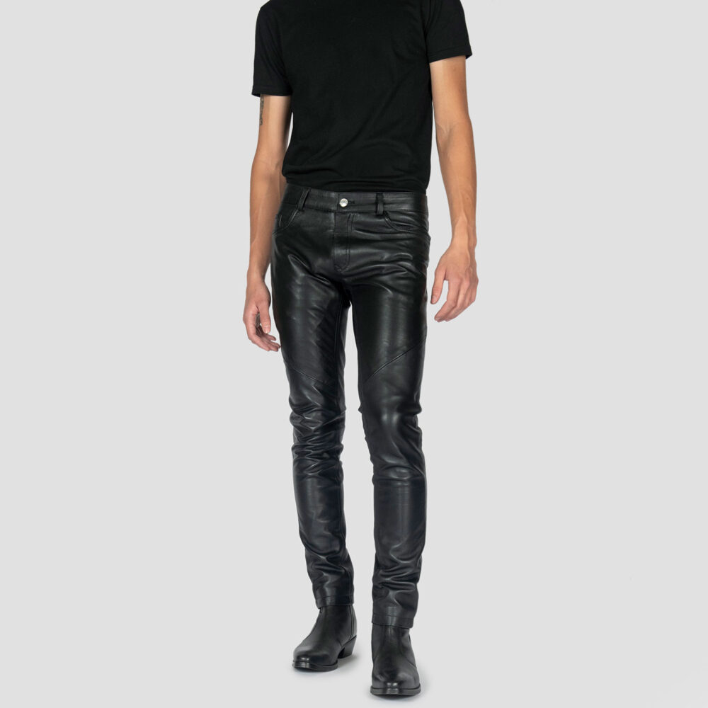 Proper Citizen - Skinny Fit Leather Pants | Straight To Hell Apparel