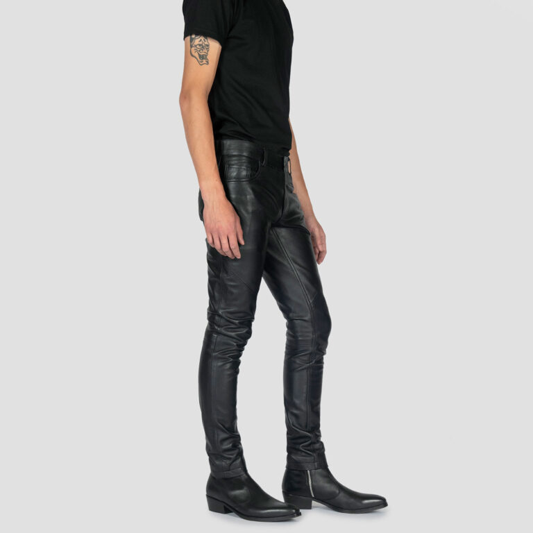 Proper Citizen - Skinny Fit Leather Pants 