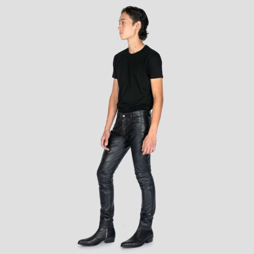 Proper Citizen - Skinny Fit Leather Pants | Straight To Hell Apparel