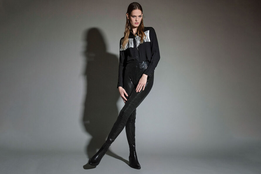 Fever – Disco Black Leggings