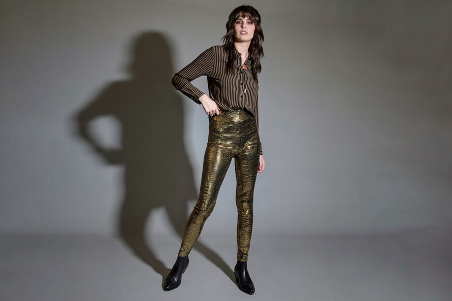 Fever – Disco Gold Leggings