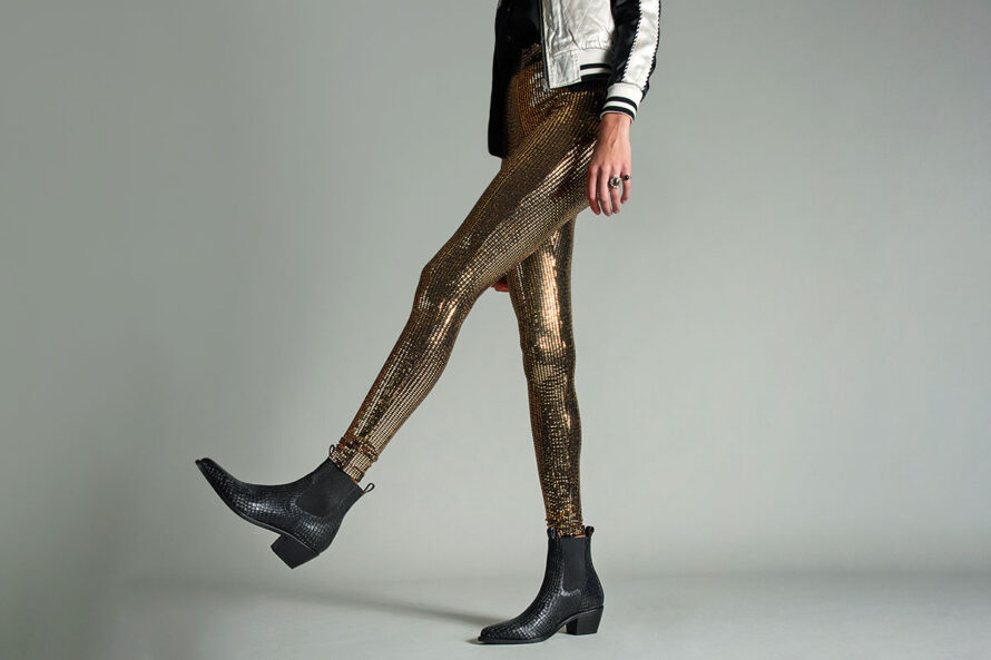 Fever – Disco Gold Leggings
