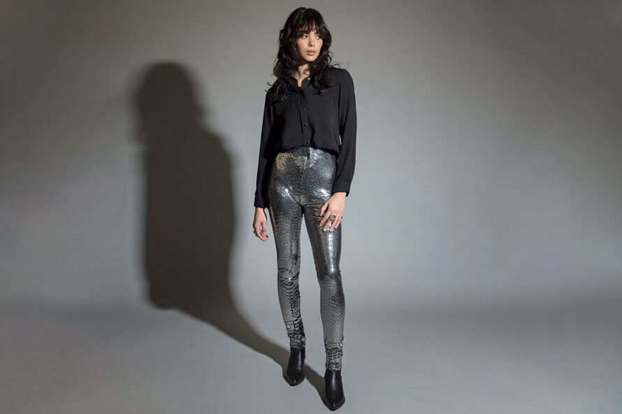 Fever – Disco Silver Leggings