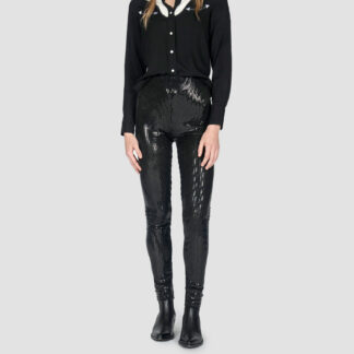 High rise leggings in disco black