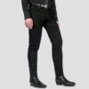 Libertine is a men’s black, premium leather harness boot