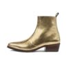 Richards - Gold Leather Zip Boot