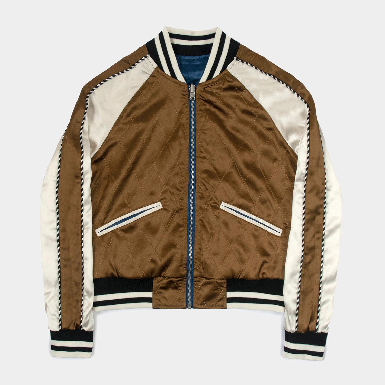 Boogie - Blue and Copper Reversible Souvenir Jacket | Straight To ...