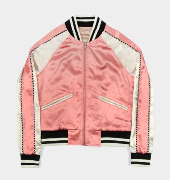 Boogie - Pink and Cream Reversible Satin Souvenir Jacket