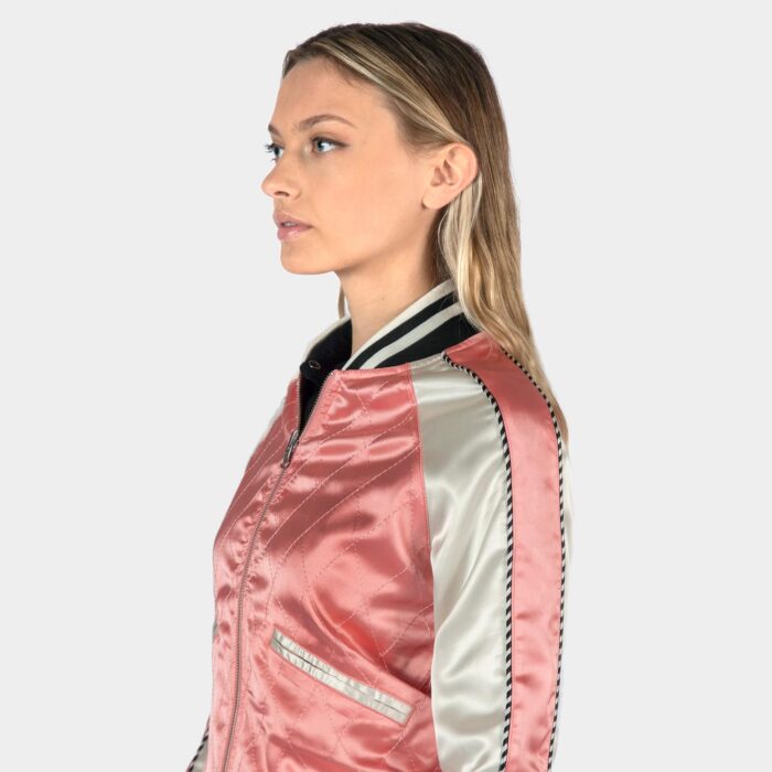 Boogie - Pink and Cream Reversible Souvenir Jacket | Straight To Hell ...