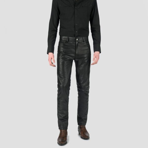 Narrow Eddie - Slim Fit Leather Pants