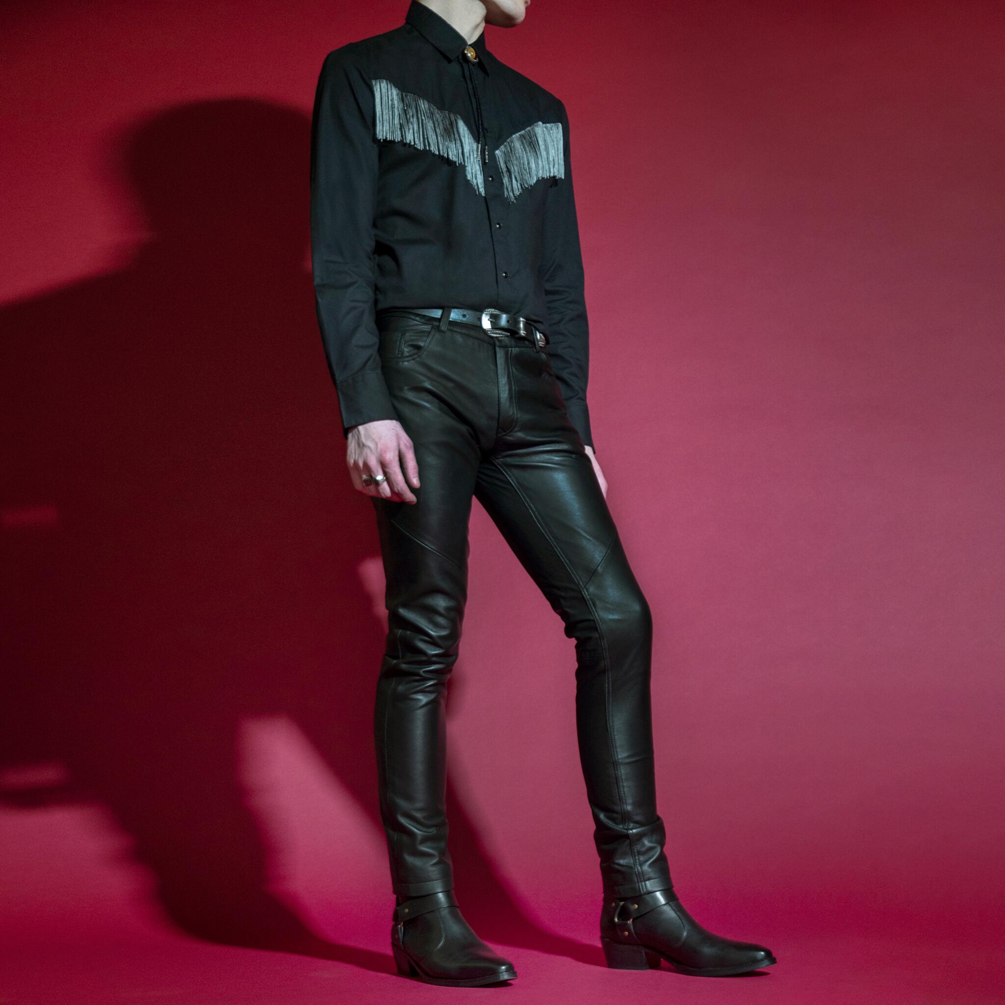 Skinny James - Skinny Fit Leather Pants | Straight To Hell Apparel