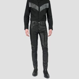 Skinny James - Skinny Fit Leather Pants