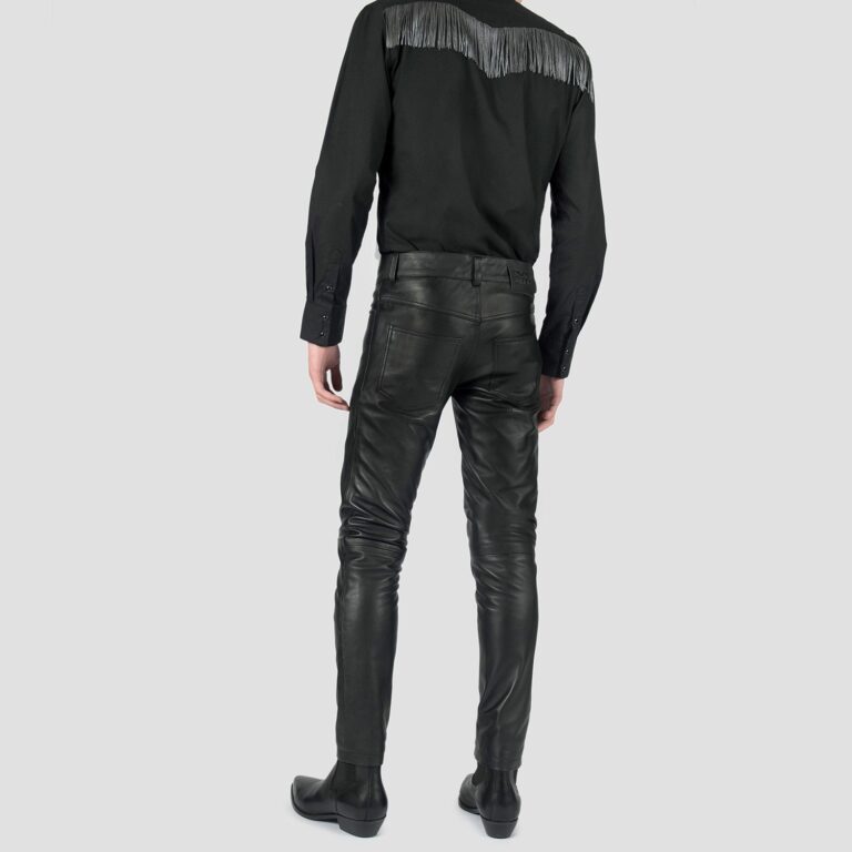 Skinny James - Skinny Fit Leather Pants | Straight To Hell Apparel